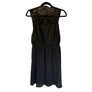 Free People Y2K Whimsigoth Slip Dress Women's Size M Black Lace Evening Mini